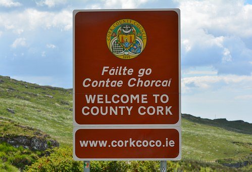 Cork Ireland Sign Post